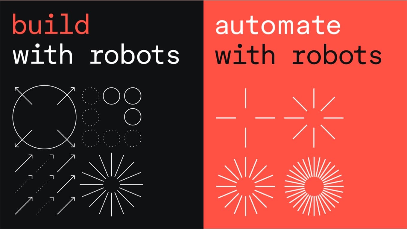 with robots